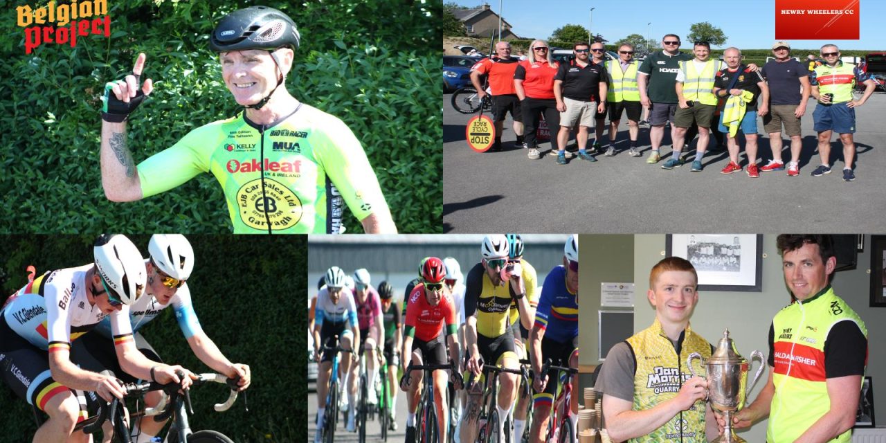 The “Tour of the Mournes” promoted by Newry Wheelers was held yesterday (Sun 18th May) in Rathfriland (Co Down-Mourne Mountains) in blazing sunshine and a refreshing breeze to cool the riders down…here the results courtesy of Ian Barfoot (Photo finish) and Newry Wheelers time team, photos of the BP Media Team.